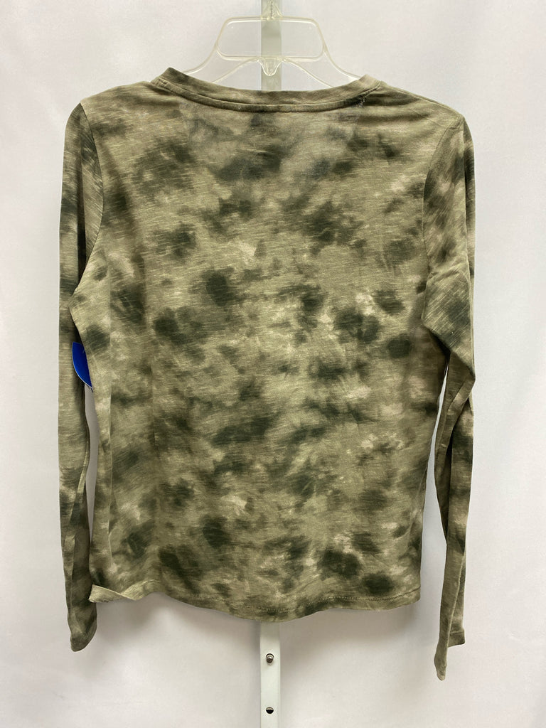 Sonoma Size PS Green Camo Long Sleeve Top