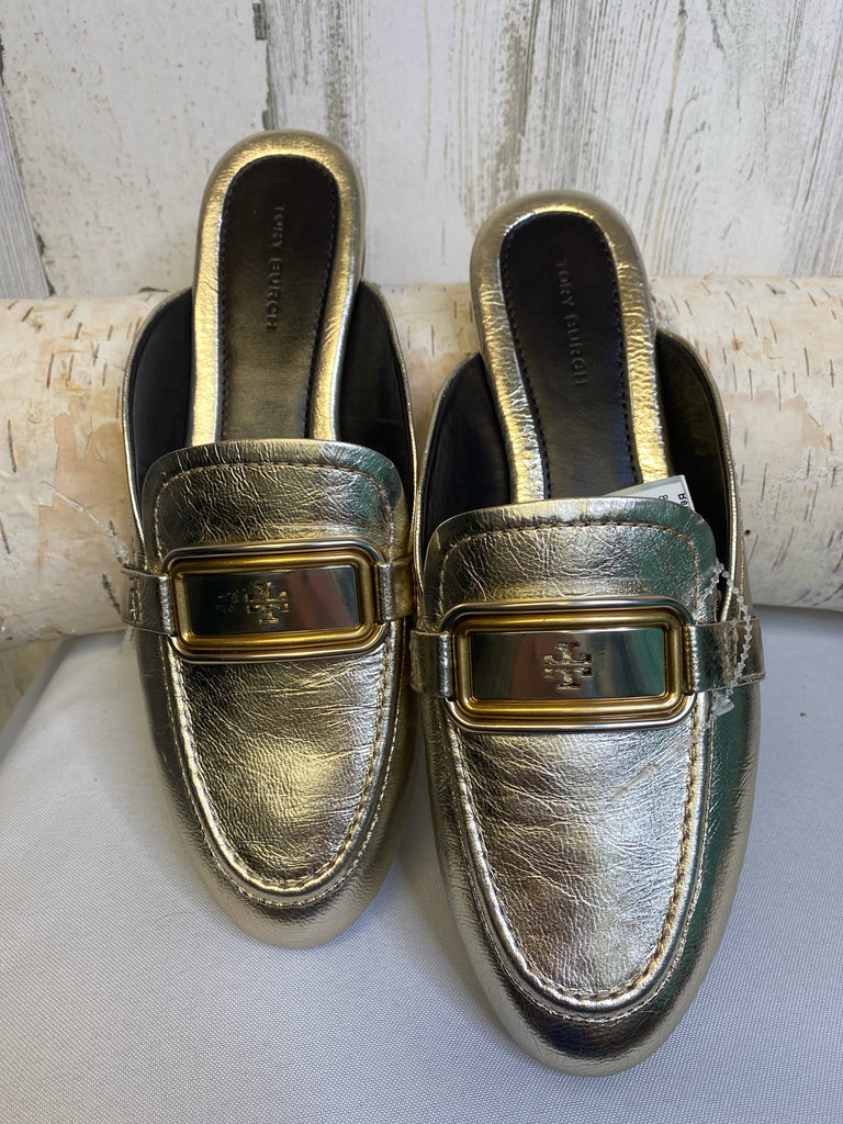 Tory Burch Size 6 Metallic Designer Shoe