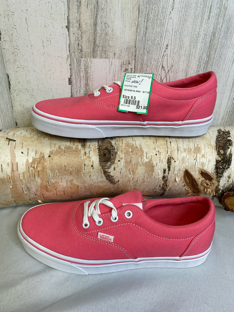 Vans Size 9.5 Pink Sneakers