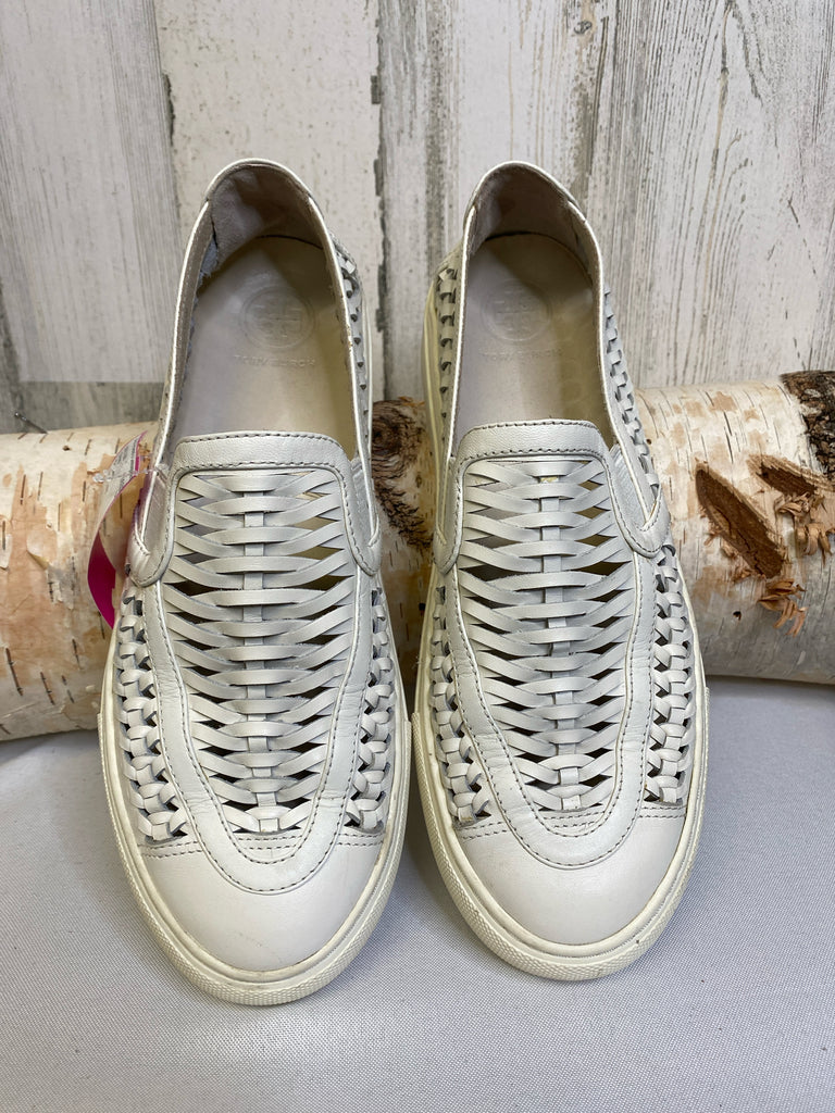 Tory Burch Size 7 White Loafer Shoes