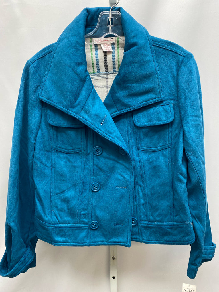 Size PL Nine & Co Blue Jacket/Outerwear