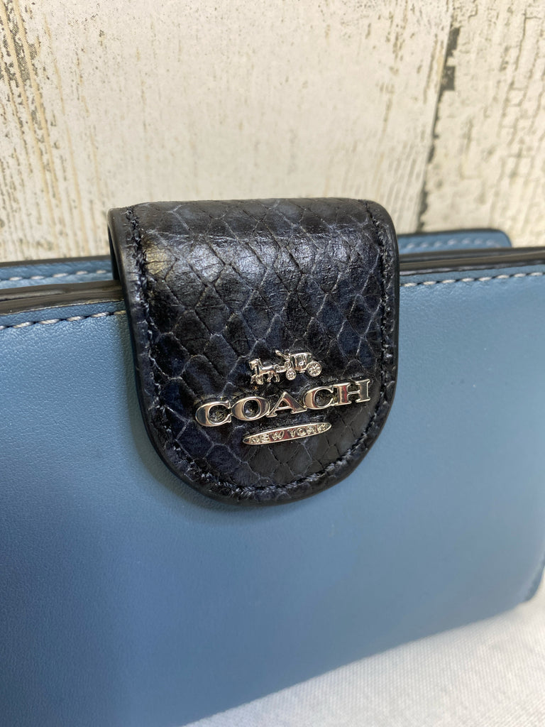 Coach Blue Designer Wallet