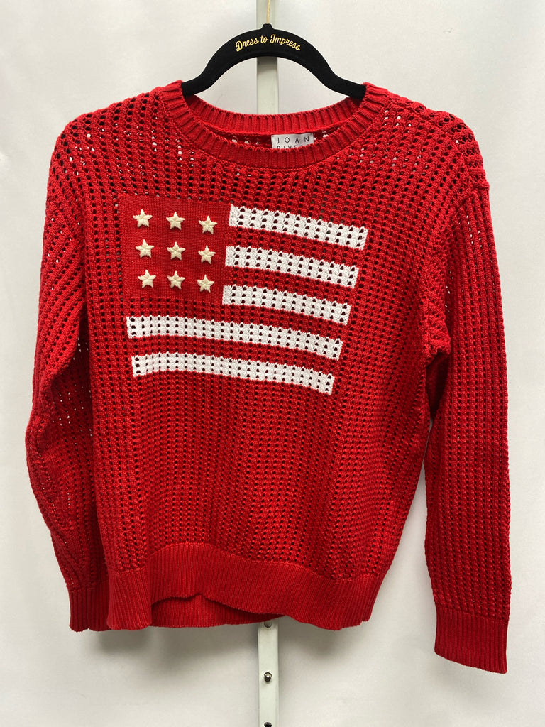 Joan Rivers Size Small Red Sweater