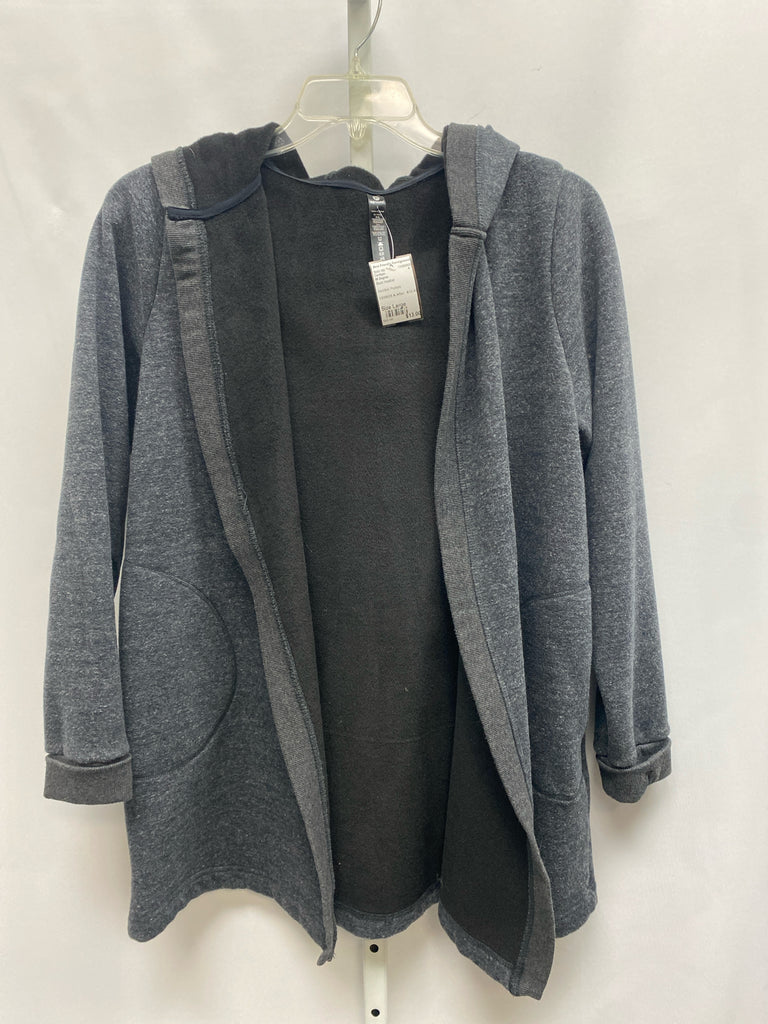 90 Degree Size Large Black Heather Cardigan