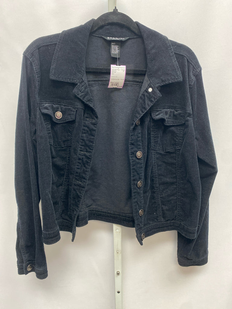bACCINI Size Large Black Jacket/Top