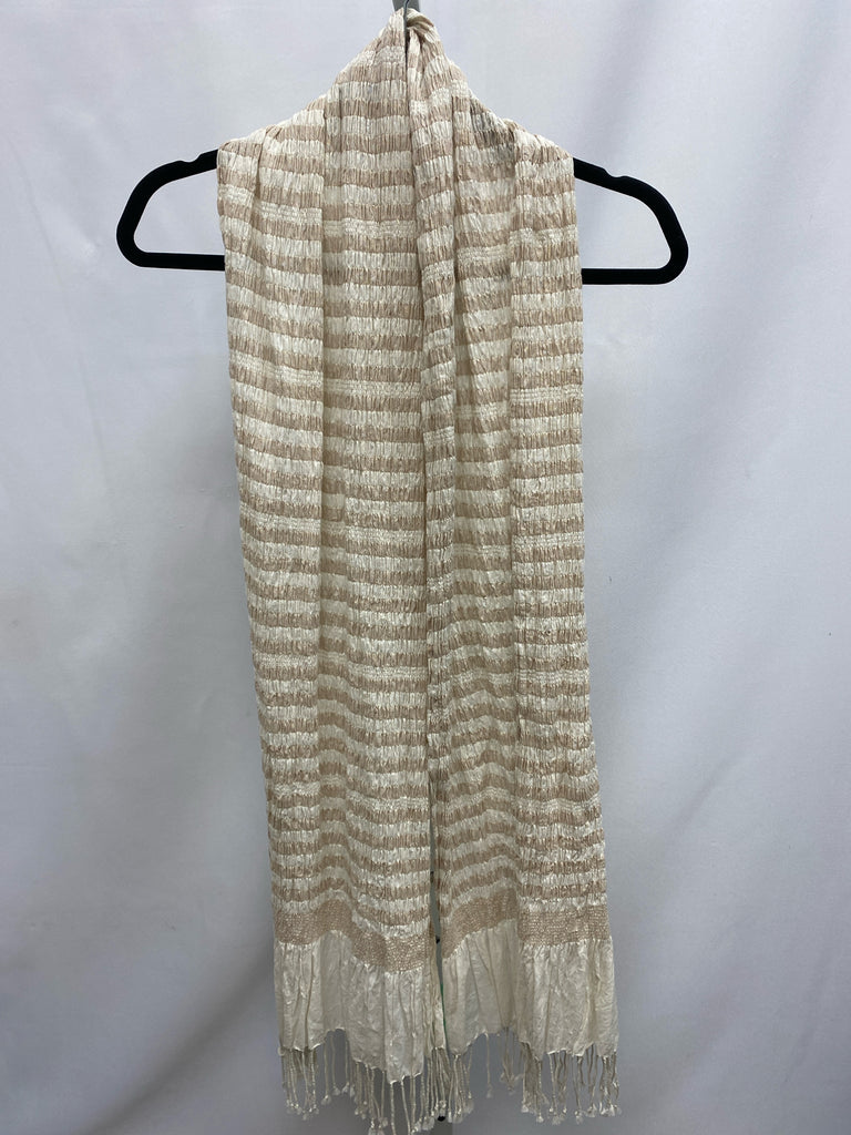 Tan Stripe Scarf