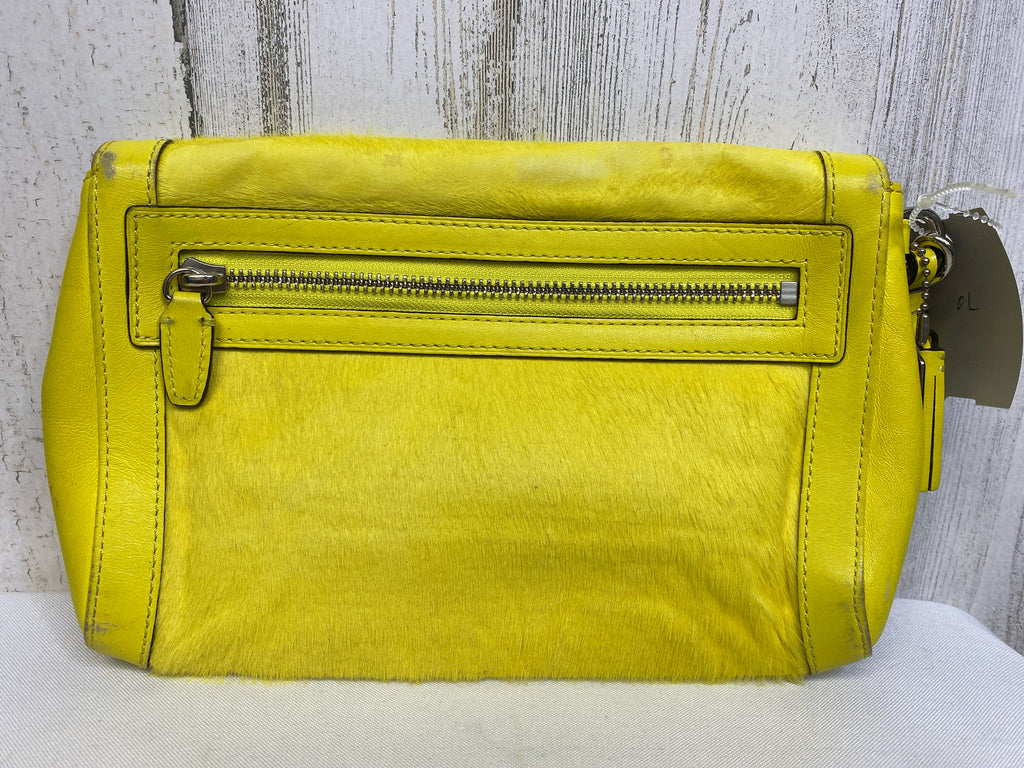 Coach Yellow Designer Handbag