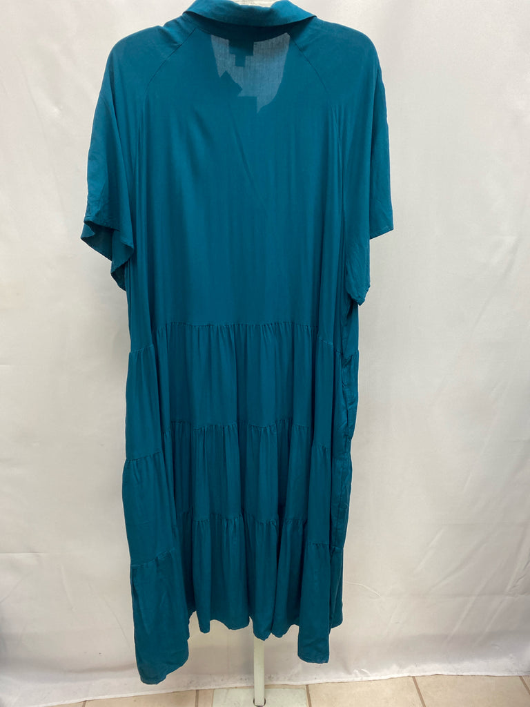 Size 2XL LuLaRoe Green Short Sleeve Dress