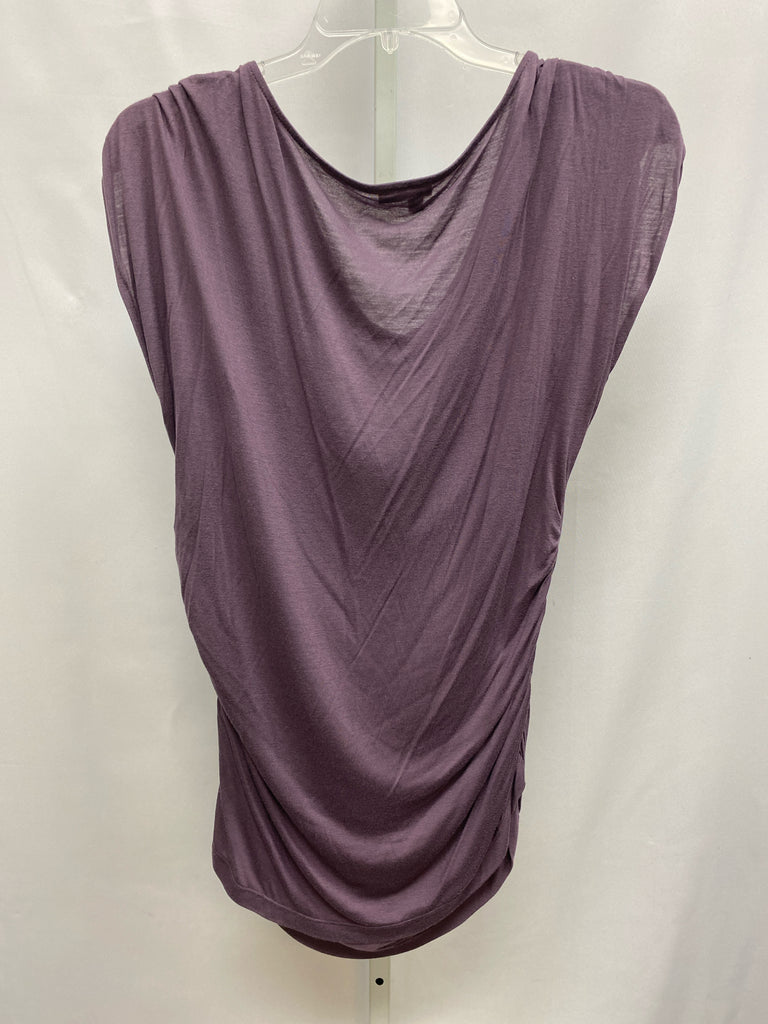 Halogen Size XL Plum Short Sleeve Top