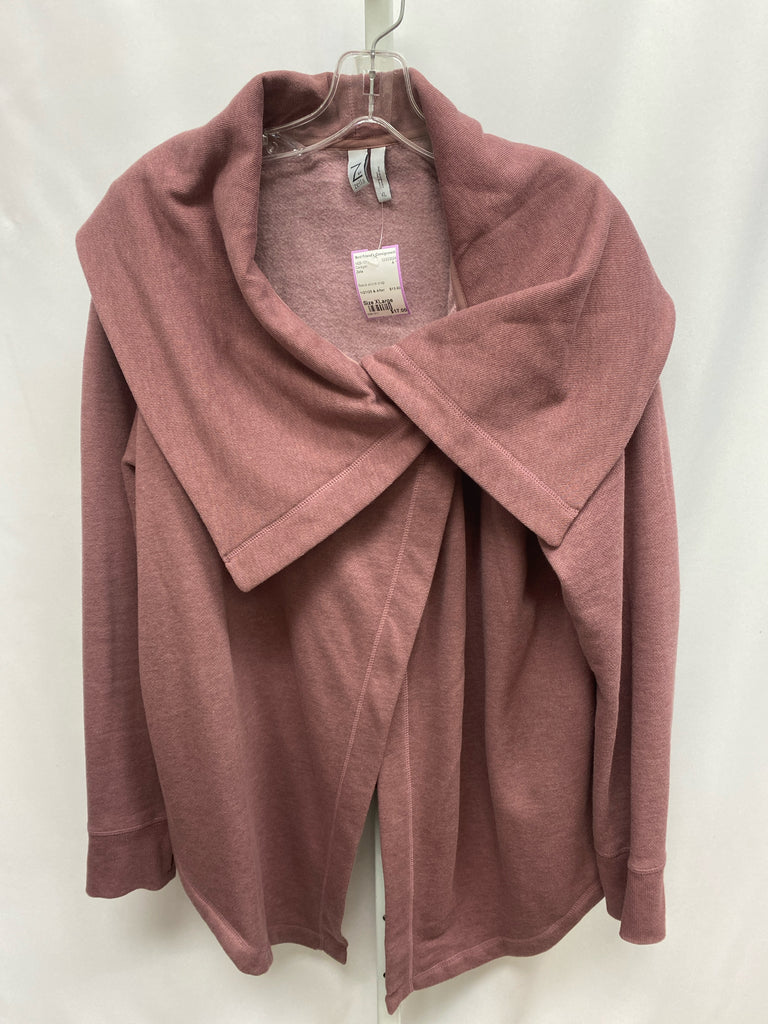 Zella Size XLarge Rose Cardigan