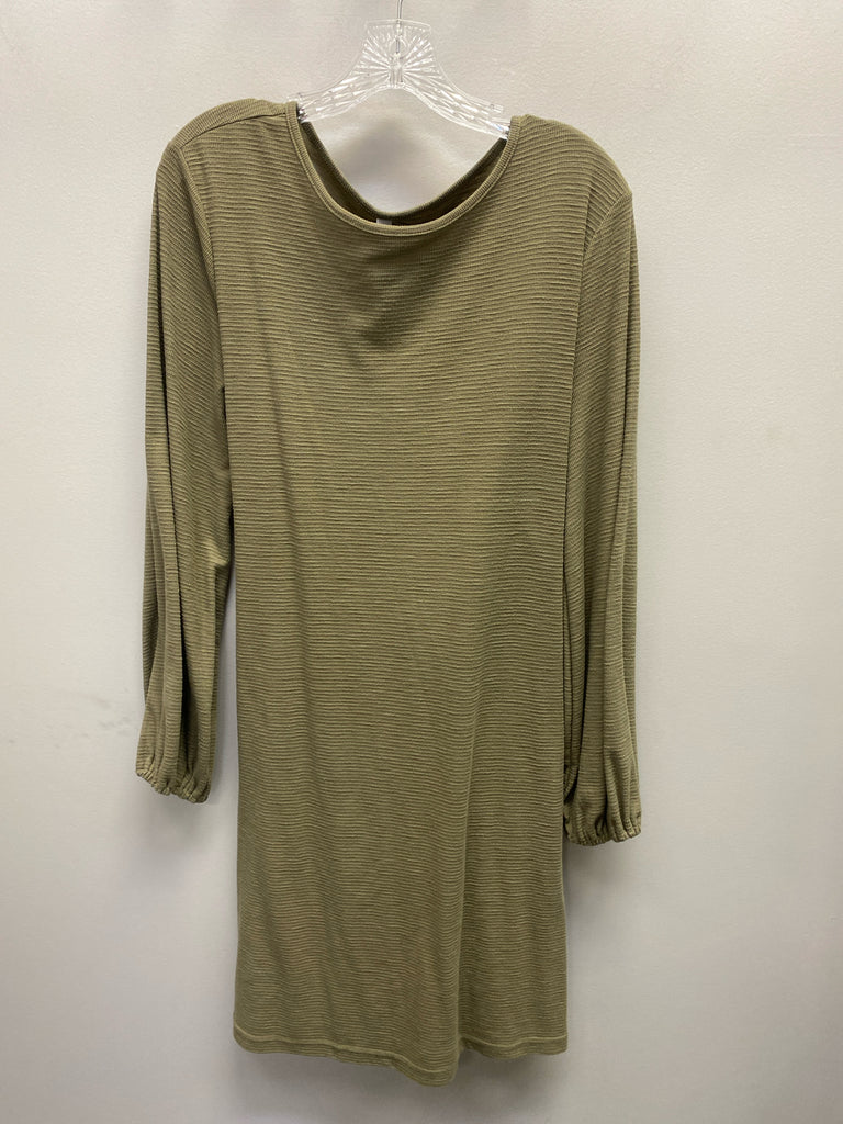 Size 2X Army Green Dress