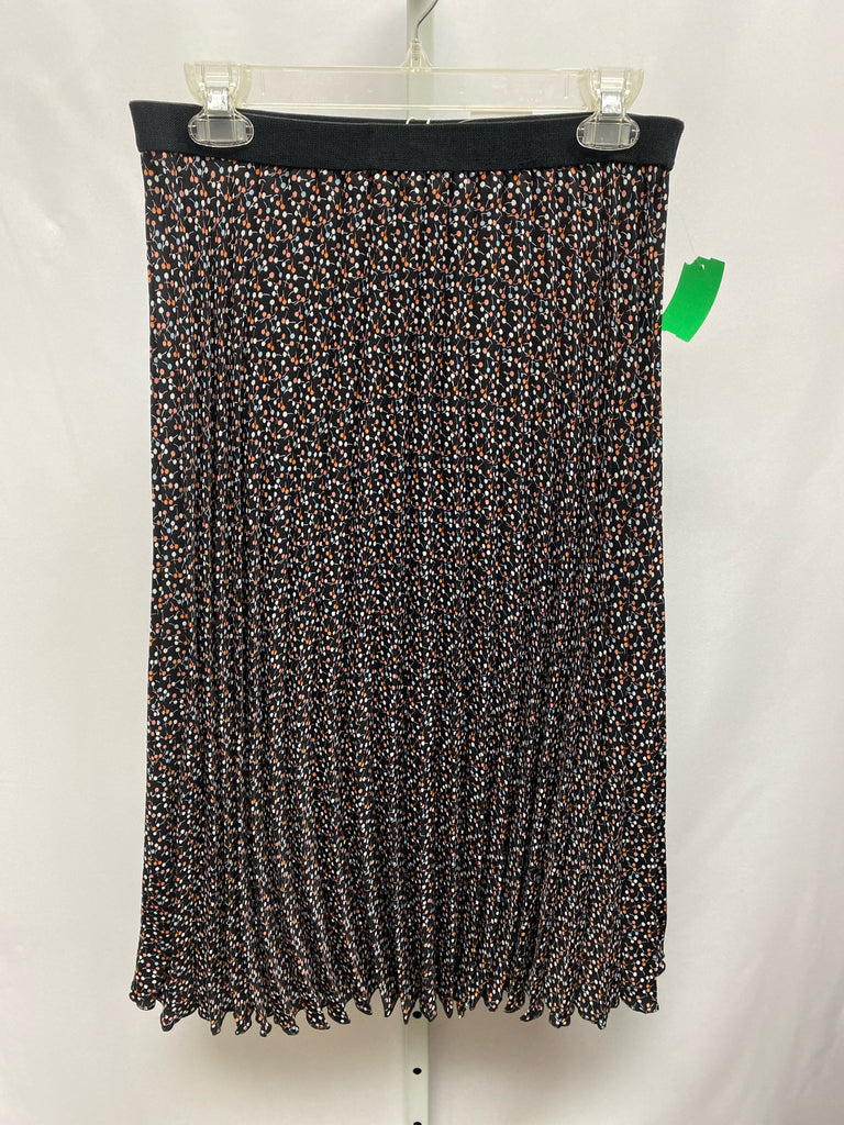 Size Large Max Studio Black Print Skirt