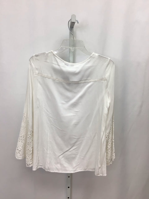 fever Size Small White Long Sleeve Top
