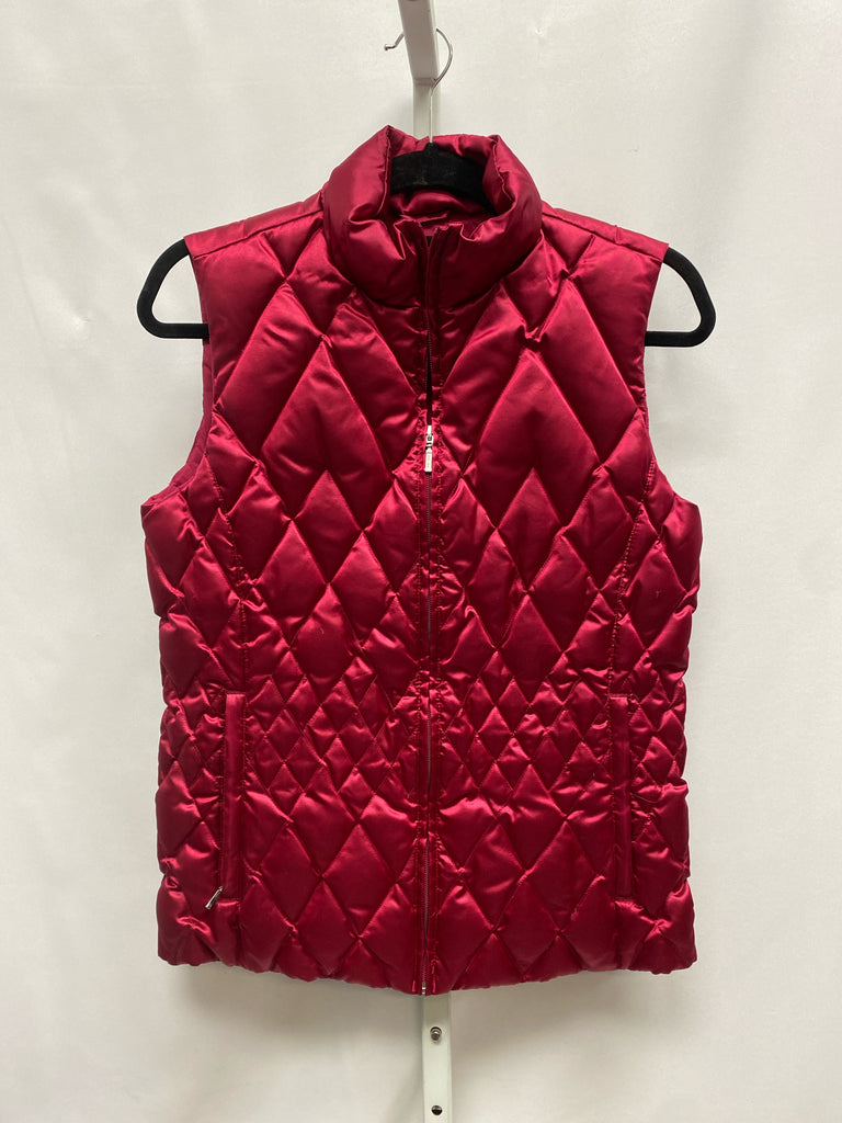 Lands End Size 6/8 Red Vest/Outerwear
