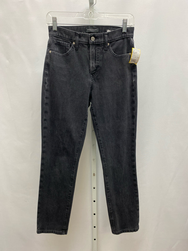 Banana Republic Size 26 (4) Black Denim Jeans