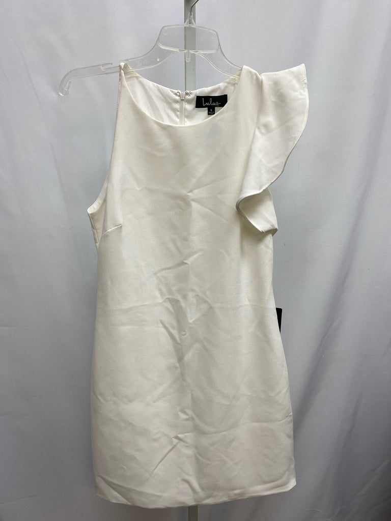 Size Small Lulus Ivory Short Sleeve Dress