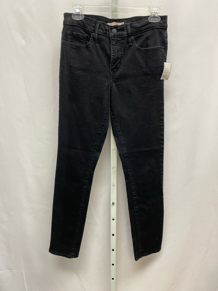 Levi's Size 29 (8) Black Denim Jeans