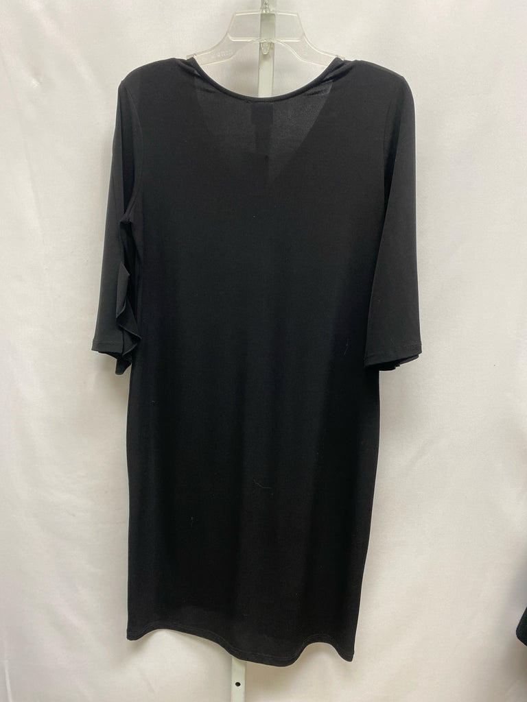 Size Small Clara Sun Woo Black 3/4 Sleeve Dress