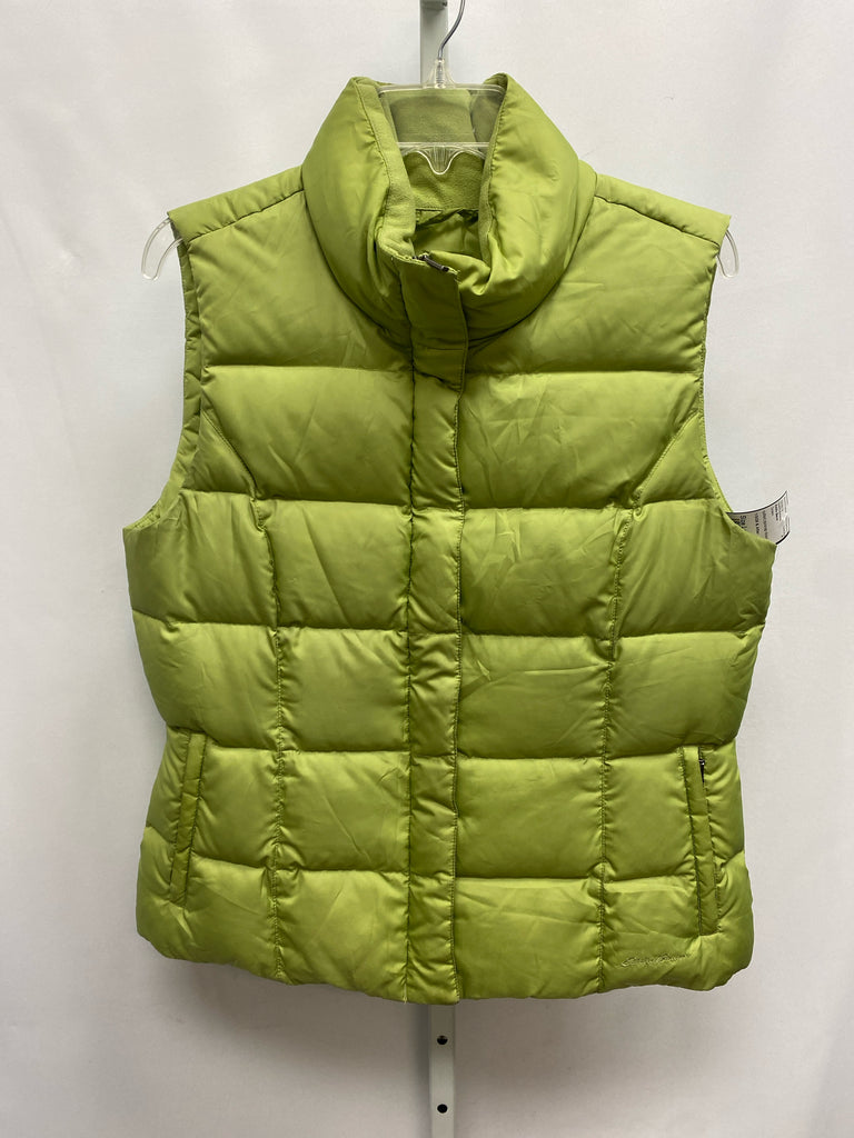 Eddie Bauer Size Large Green Vest/Outerwear