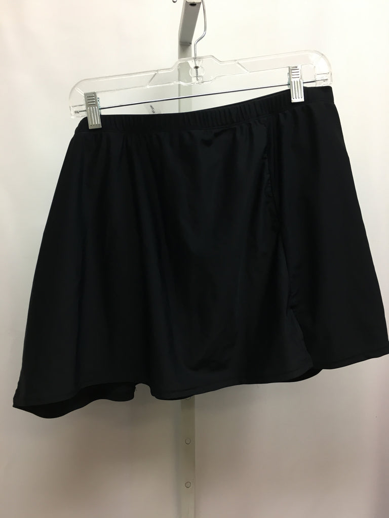 Size 20W Black Swimsuit Bottom Only