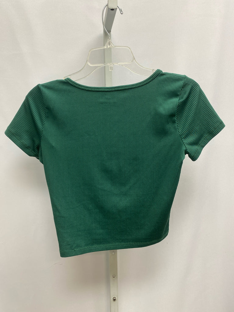 Hollister Size Medium Green Short Sleeve Top