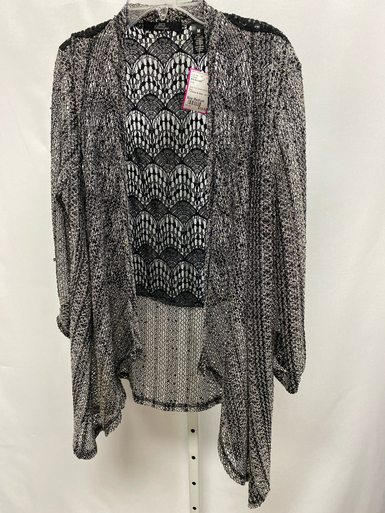 BKE Boutique Size Medium Gray Cardigan