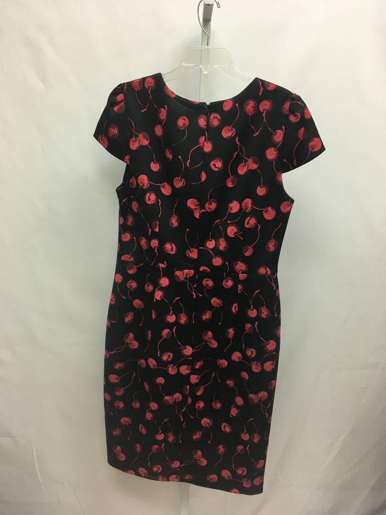 Size 14 Betsey Johnson Black/Red Short Sleeve Dress