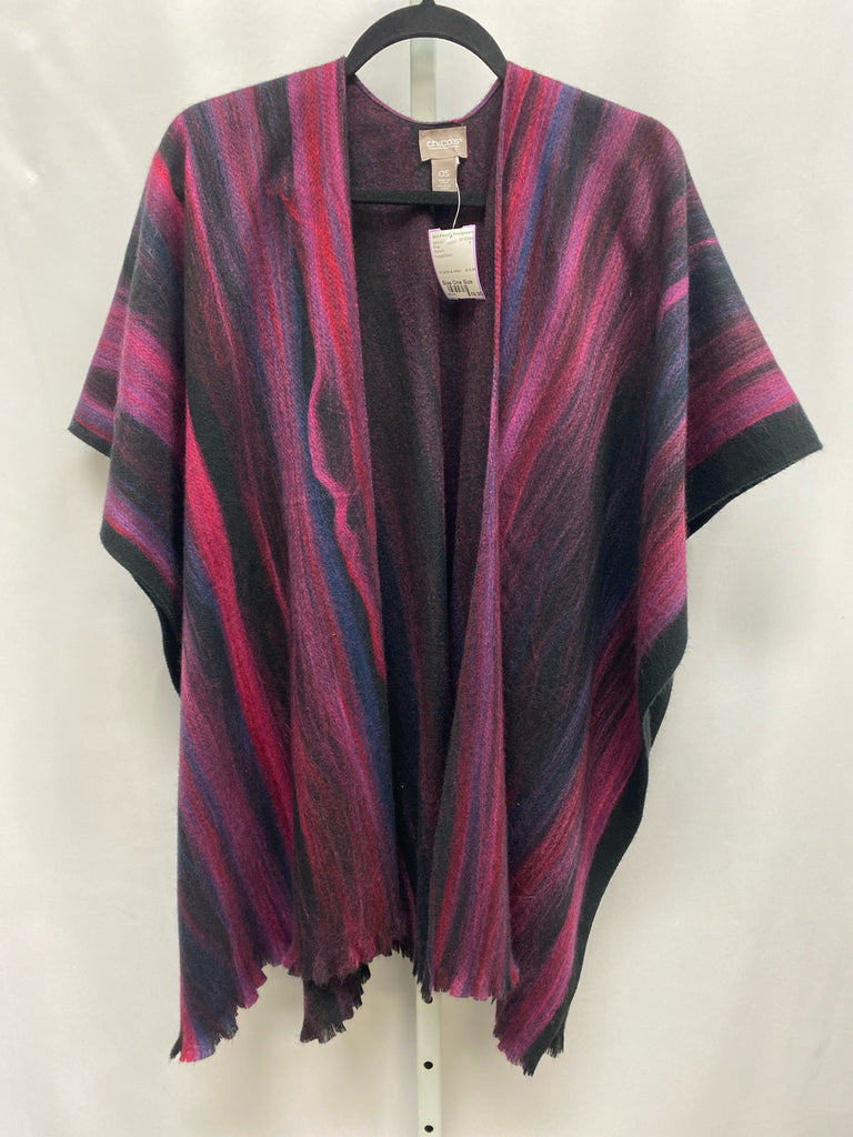 Chico's Size One Size Purple/Black\ Wrap