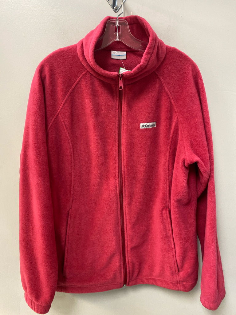 Size 1X Columbia Hot Pink Jacket/Outerwear