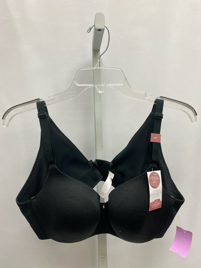 Size 40C Cacique Black Bra