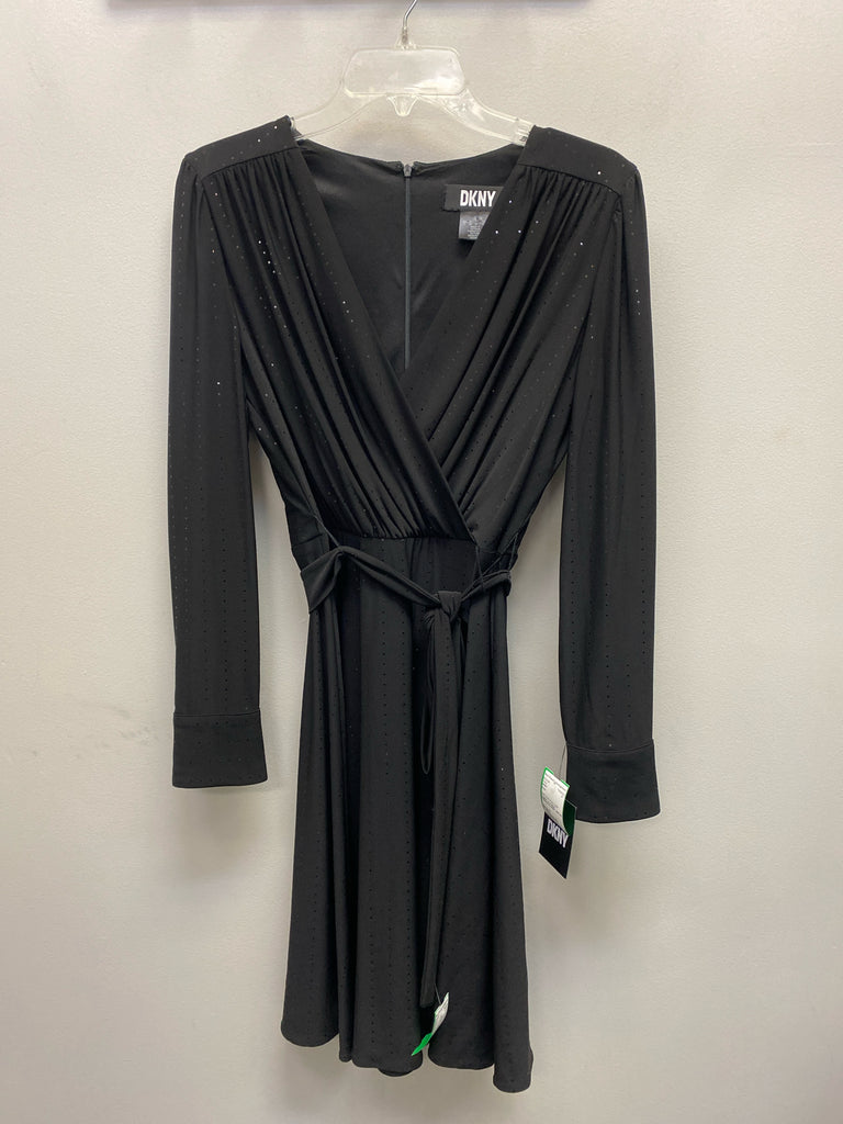 DKNY Size 6 Black Dress