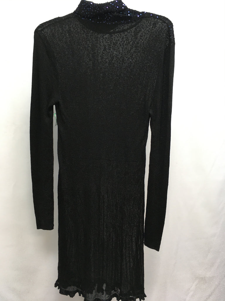 Size Large Black on black Long Sleeve Dress
