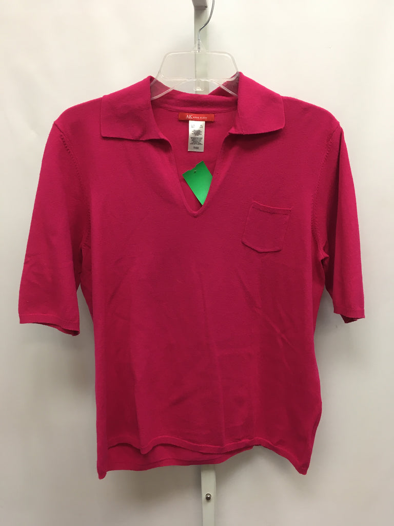 Anne Klein Size XL Hot Pink Short Sleeve Top