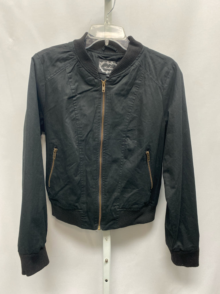 Ambiance Size Large Black Jacket/Outerwear