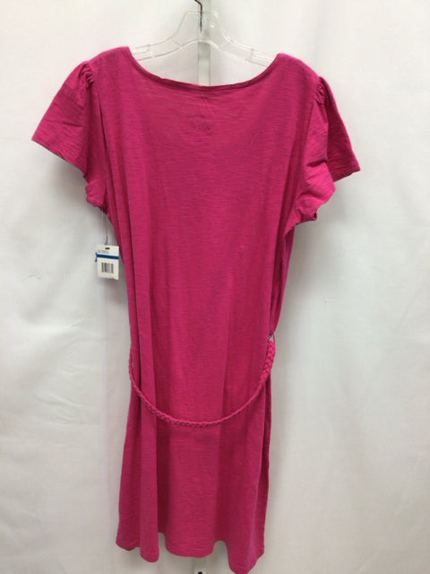 Size XL Nine West Hot Pink Short Sleeve Dress