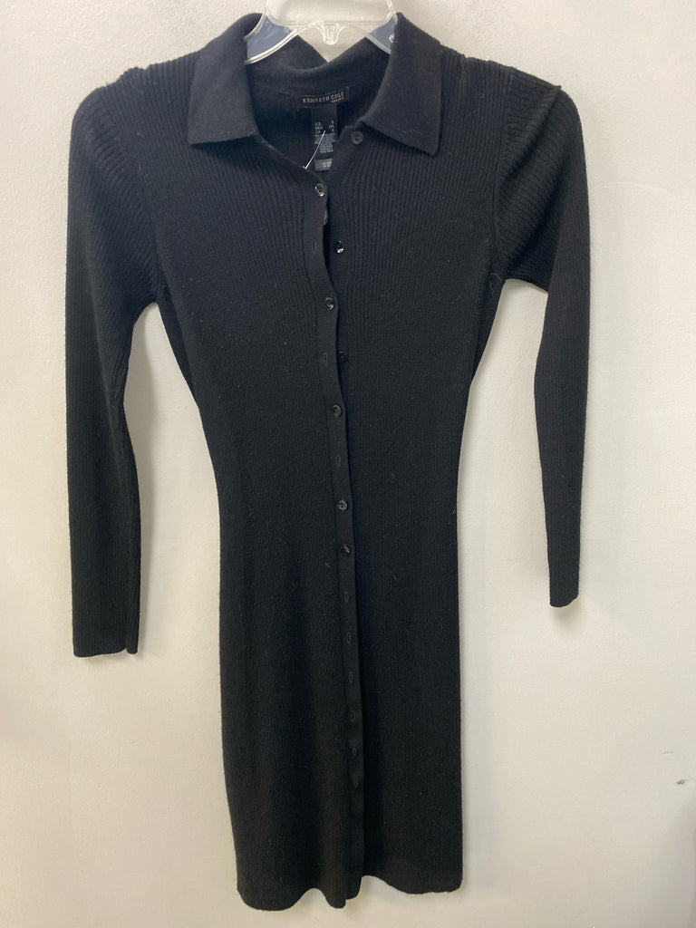 Size Small Kenneth Cole Black Long Sleeve Dress