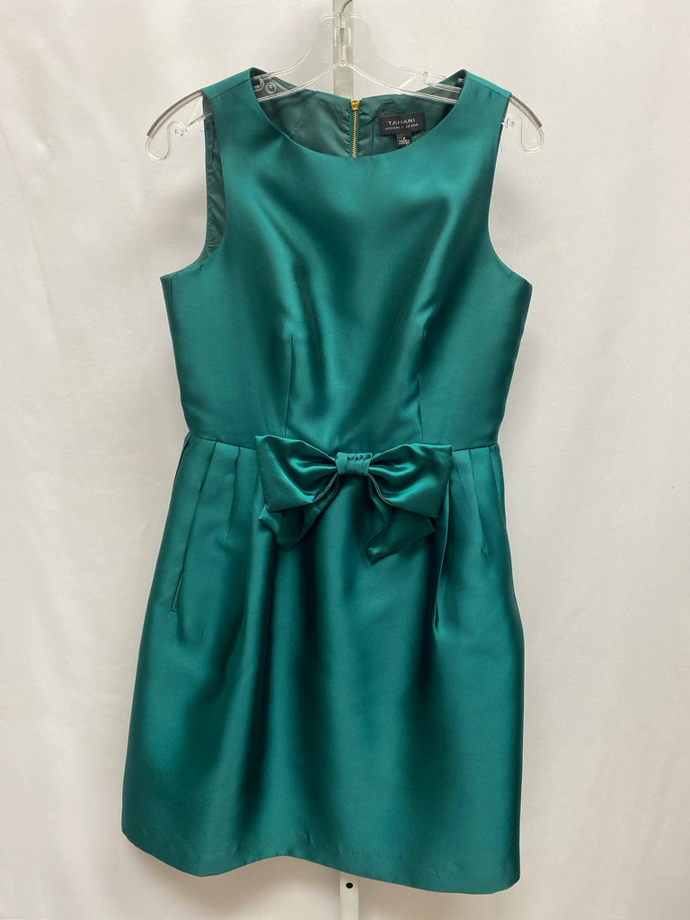 Size 4 Tahari Emerald Sleeveless Dress