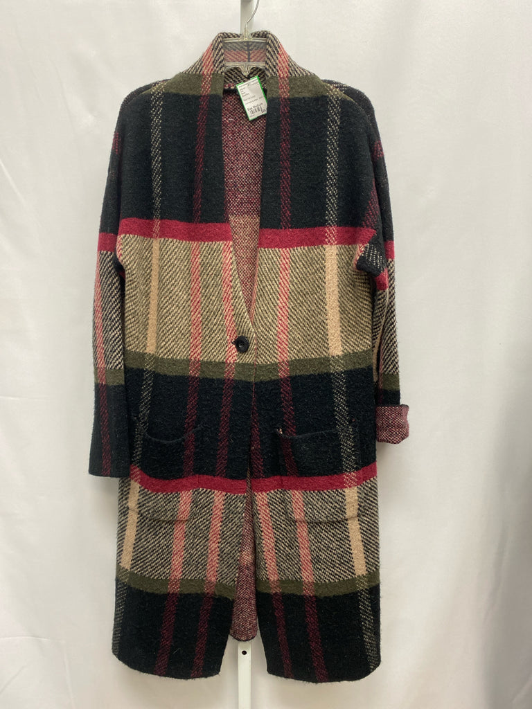 Cyrus Size Medium Black/Pink Cardigan