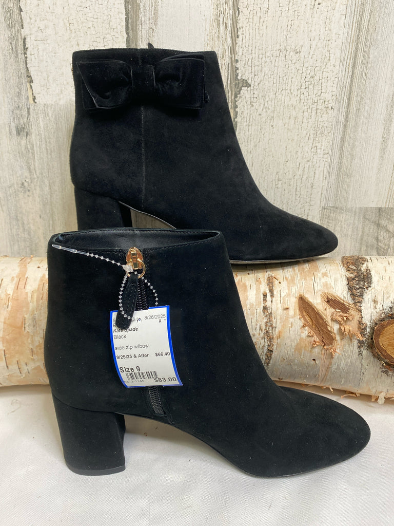 Kate Spade Size 9 Black Booties