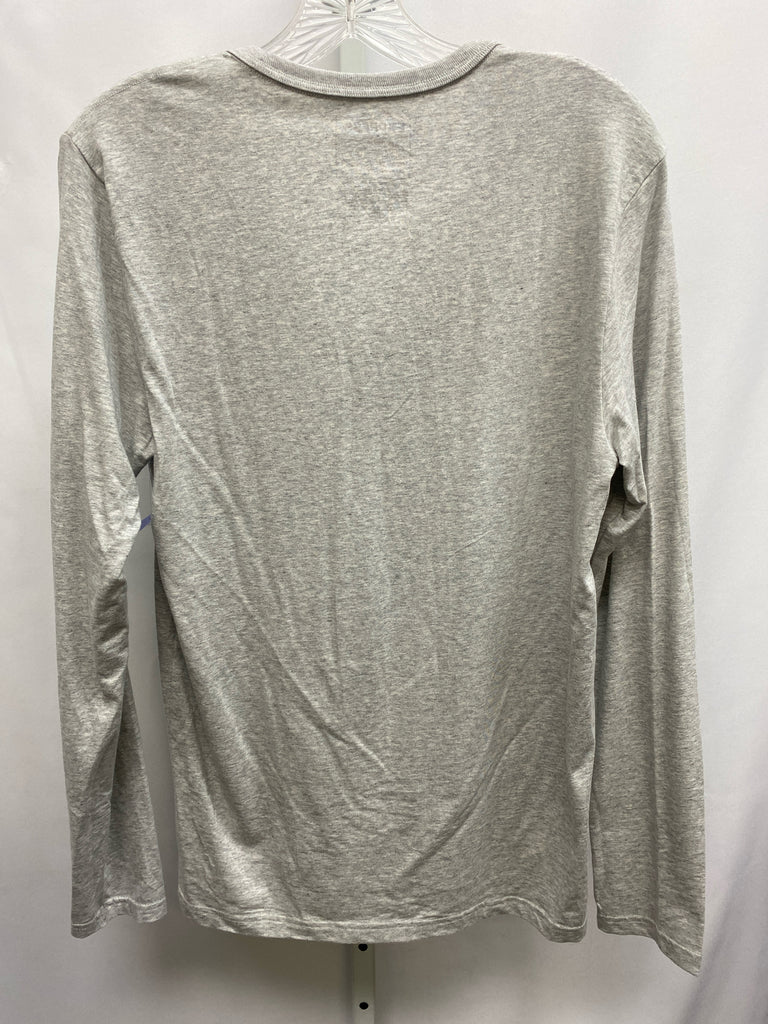 Express Size Medium Gray Heather Long Sleeve Top