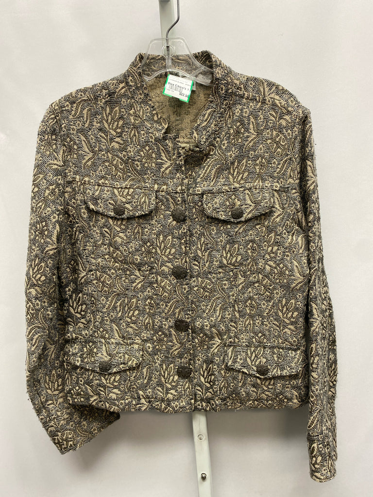 Chico's Size Chico's 1 (Medium) Tan/Gray Jacket/Top