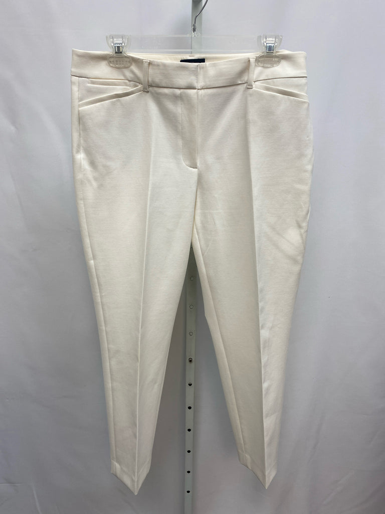 WHBM Size 10 Cream Pants