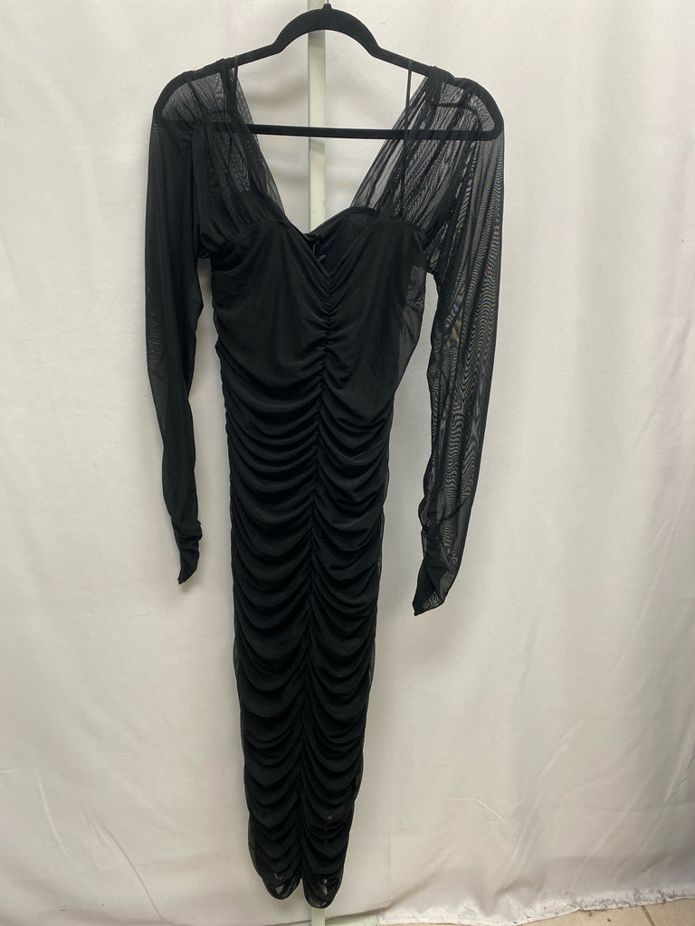 House of Harlow Size Medium Black Long Sleeve Dress