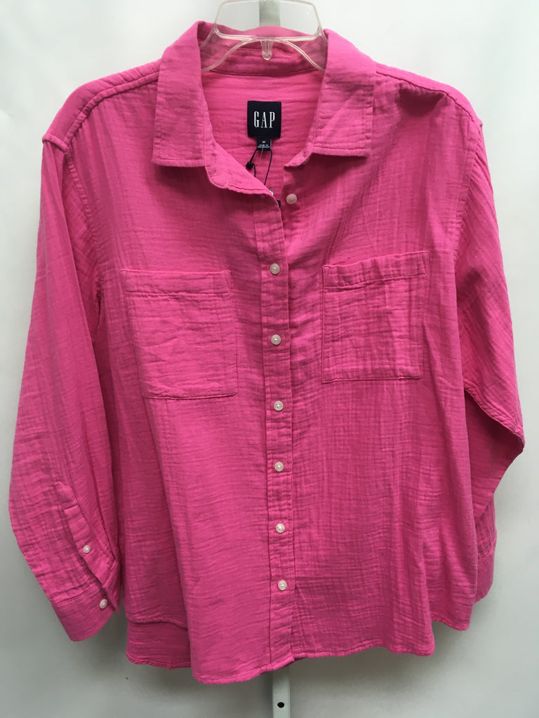 Gap Size Medium Pink Long Sleeve Top