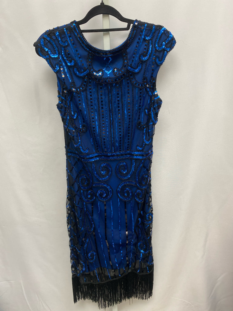 Size 10 Blue Sleeveless Dress