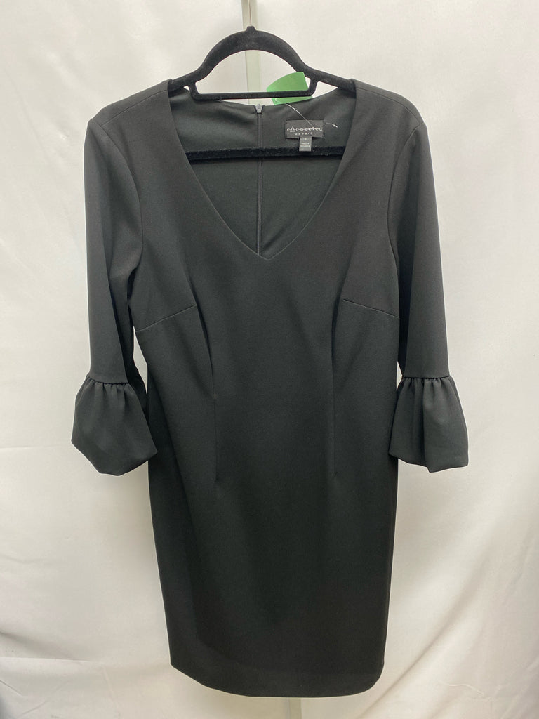 Size 6 Connected Black 3/4 Sleeve Dress