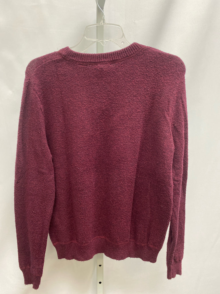 Levi's Size Small Burgundy Long Sleeve Top