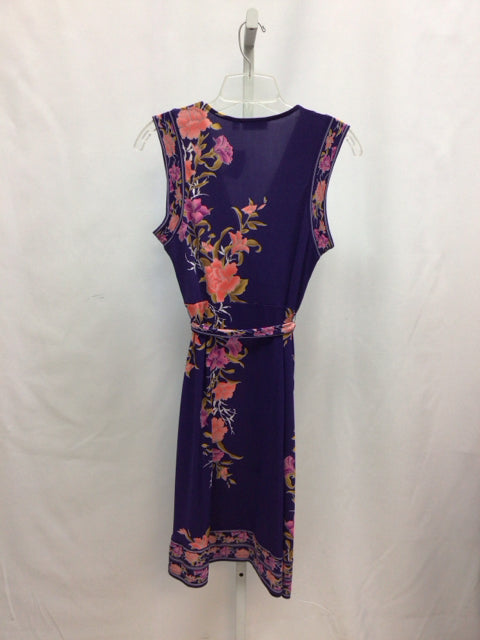 Size Small Apt 9 Purple Floral Sleeveless Dress