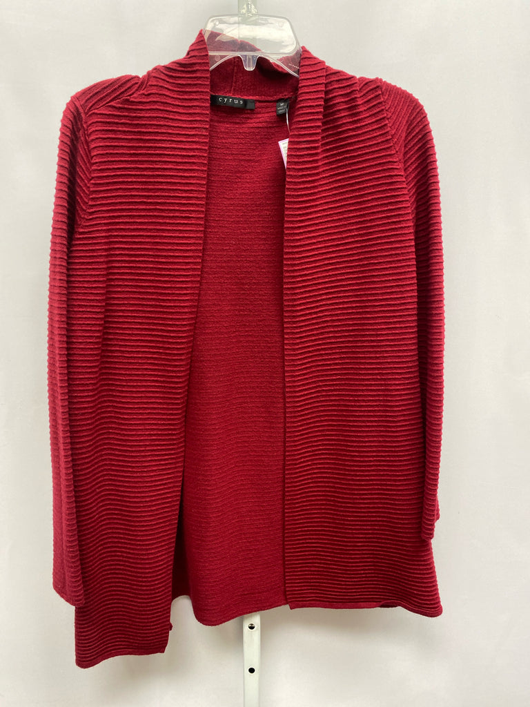 Cyrus Size Medium Red Cardigan