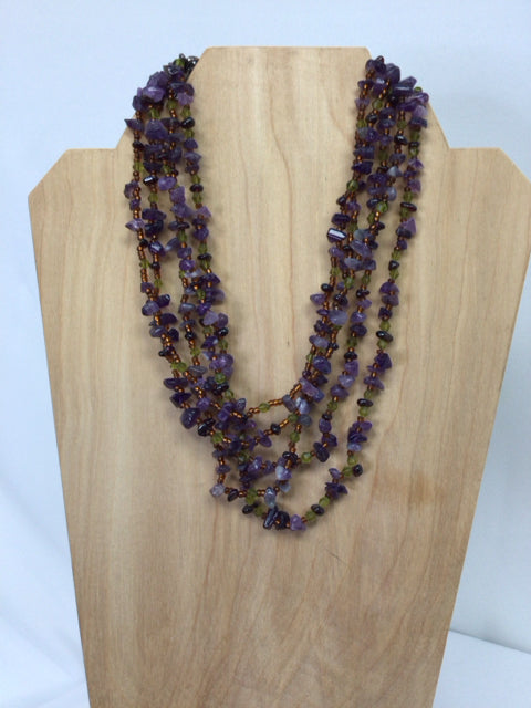 Monet Purple Necklace